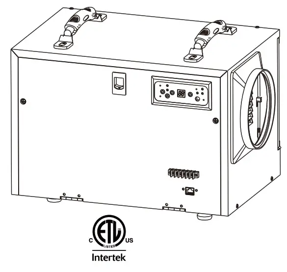 ALORAIR HD55S Sentinel 55 Pint Crawl Space and Basement White Dehumidifier