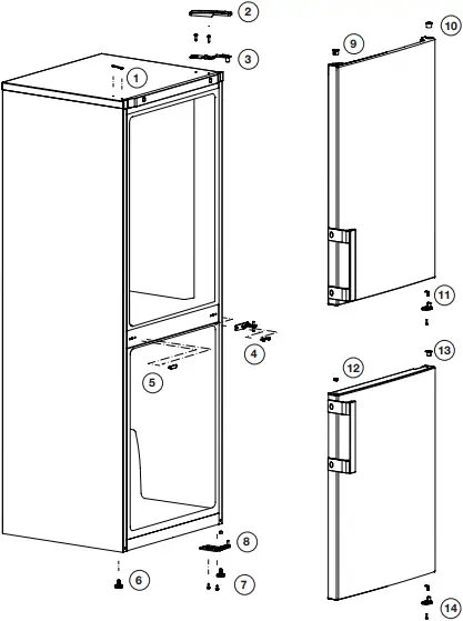 beko CNG4582VA Refrigerator - b1