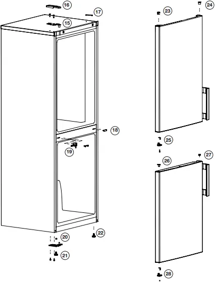 beko CNG4582VA Refrigerator - b2