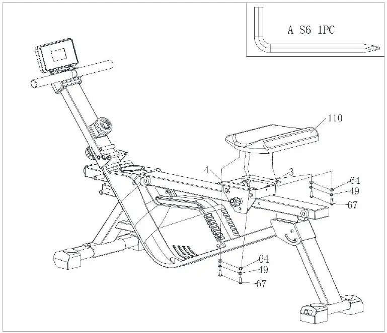FORTIS-MR-300-Magnetic-Rowing-Machine-fig-5