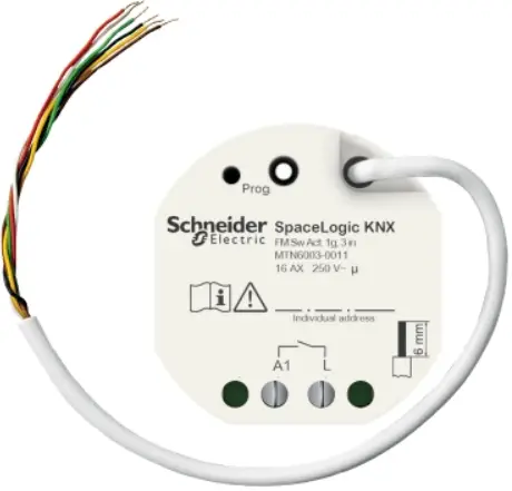 Schneider Electric MTN6003-0011 KNX Flush Mounted Switch Actuator 1g With 3 Binary Inputs product