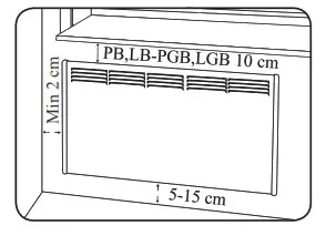 BEHA PB Series Steel and Glass Panel Heaters - bracket2