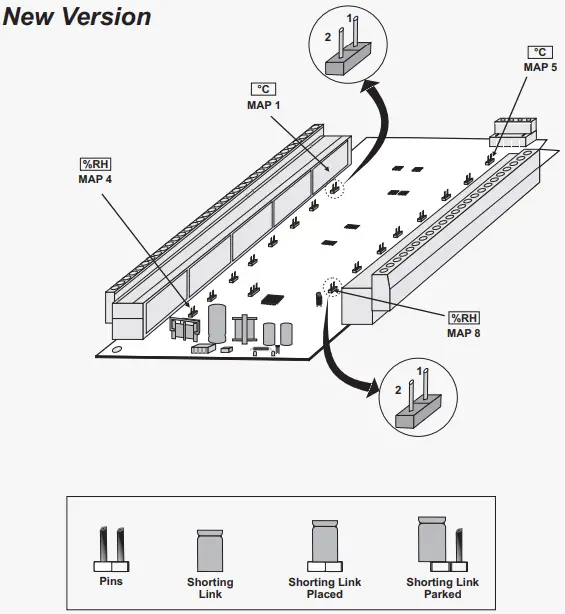 PPI HumiTherm Ultra Temperature Humidity %RH Control and Recording System - JUMPER SETTINGS