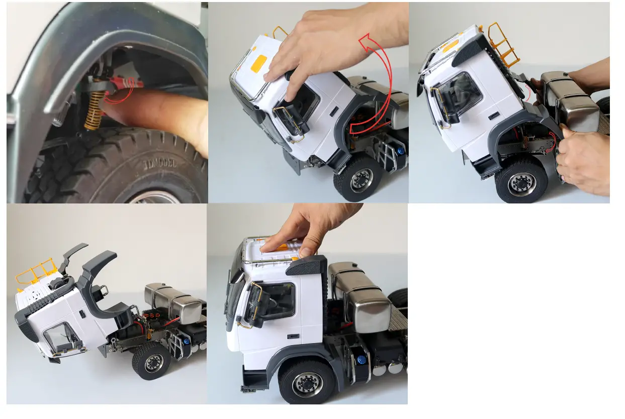 RC4WD VV-JD00035 -14 6x6 Nashorn Semi Truck-FIG-5