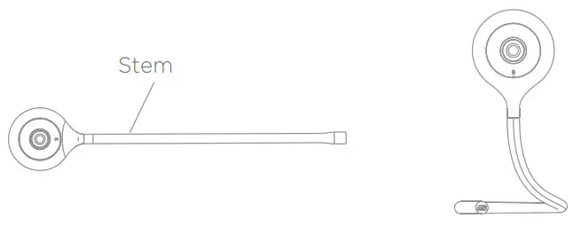 DIOCAM-FI01 HD Indoor WiFi Camera - flexible stem however