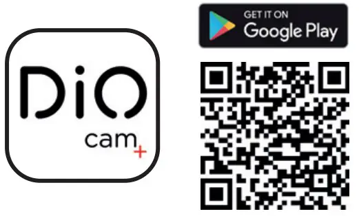 DIOCAM-FI01 HD Indoor WiFi Camera - qr code