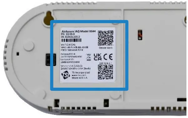 TSI 8144 Air Assure IAQ Monitor - fig 29