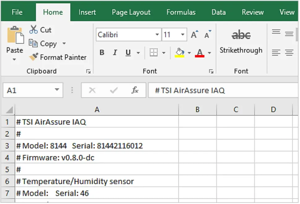 TSI 8144 Air Assure IAQ Monitor - fig 48