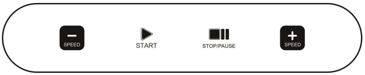 SUNNY HEALTH FITNESS SF-T722051 Hybrid Connected Folding Treadmill - DISPLAY CONSOLE