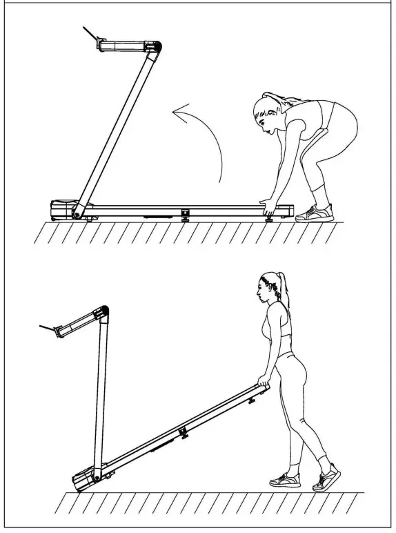 SUNNY HEALTH FITNESS SF-T722051 Hybrid Connected Folding Treadmill - MOVE THE MACHINE
