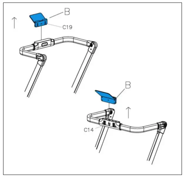 SUNNY HEALTH FITNESS SF-T722051 Hybrid Connected Folding Treadmill - Tablet Holder Fixed Base