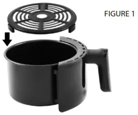 Elite Gourmet EAF1121(A-Z) Personal Air Fryer - FIGURE 1