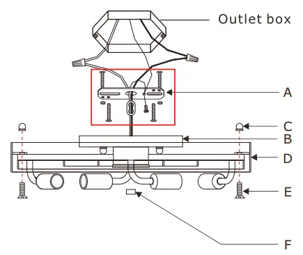 CRYSTORAMA-WIN-613-BF-CL-MWP-Winham-Four-Light-Ceiling-Mount-fig-7