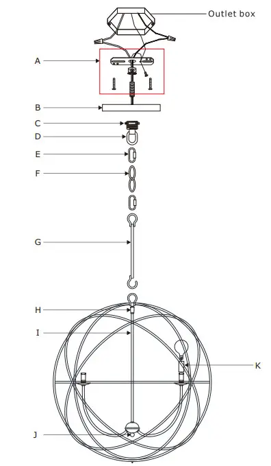 CRYSTORAMA 9228-OS Solaris Six Light Chandelier - PART NUMBER