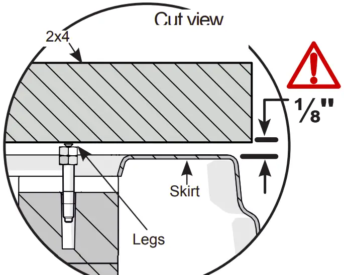 Leveling Legs Adjustment