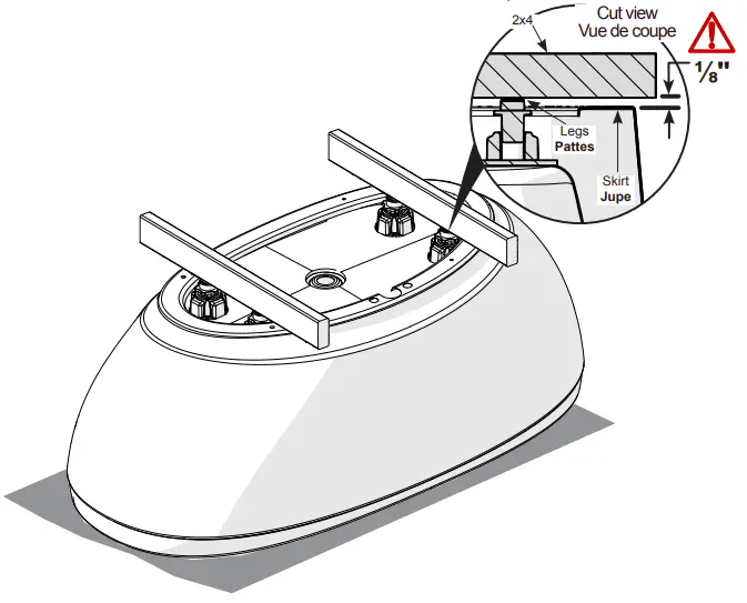 Leveling Legs Adjustment