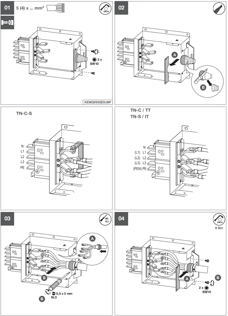 hager KEM32S51Z0LMF Cable End Feeder - fig4