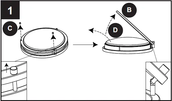 PROJECT SOURCE MXL1137-L24K9027H 11 Inch LED Flushmount Light 05
