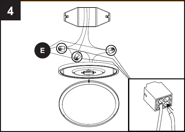 PROJECT SOURCE MXL1137-L24K9027H 11 Inch LED Flushmount Light 08