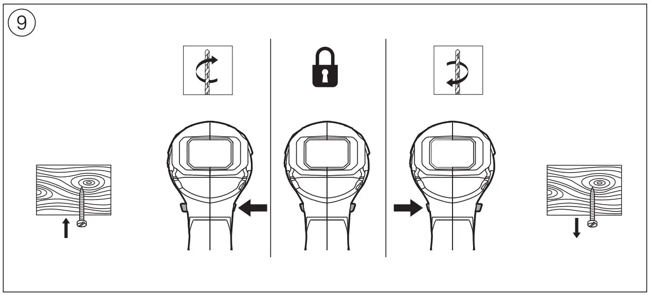 Changing direction of rotation