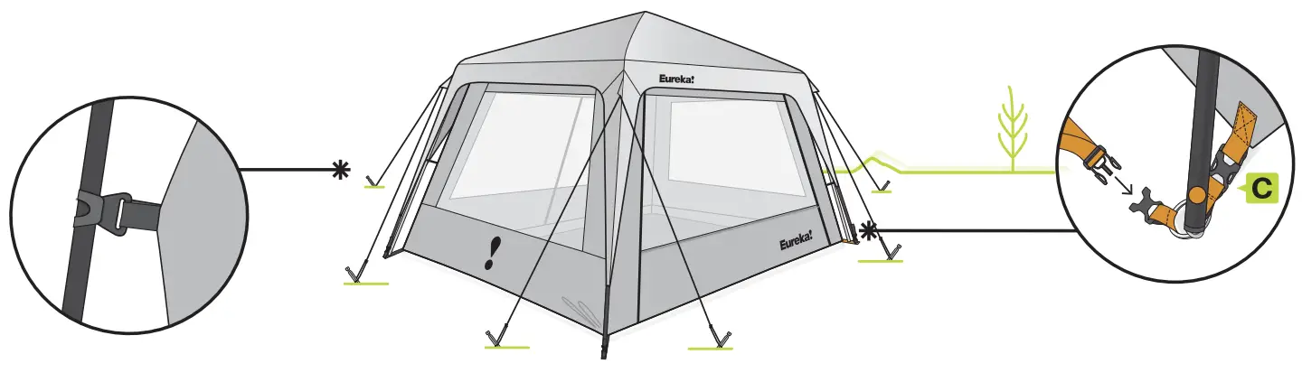 Eureka 2624531 NoBugZone 3 In 1 Shelter or Tent - Parts 4