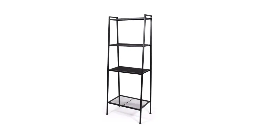 Humble Crew Ut76641 Black 4-tier Metal Storage Shelving Rack User Manual