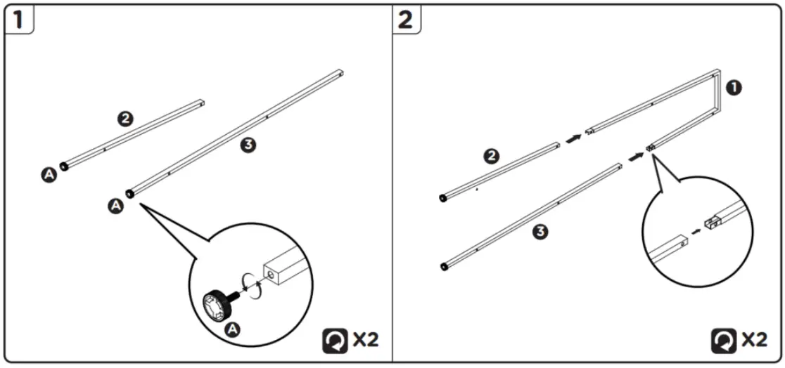 Humble Crew UT76641 Black 4 Tier Metal Storage Shelving Rack - fig23