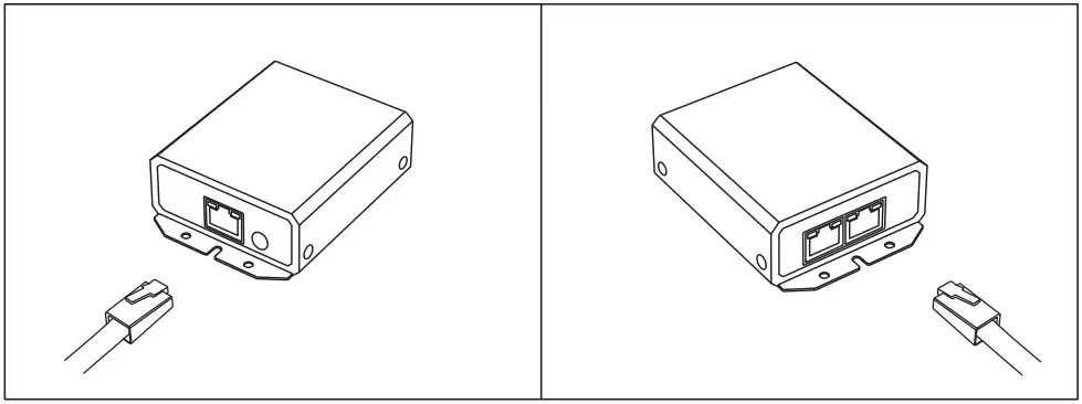 PROCET PoE PT PEX02GB PoE Extender - Connection Diagram