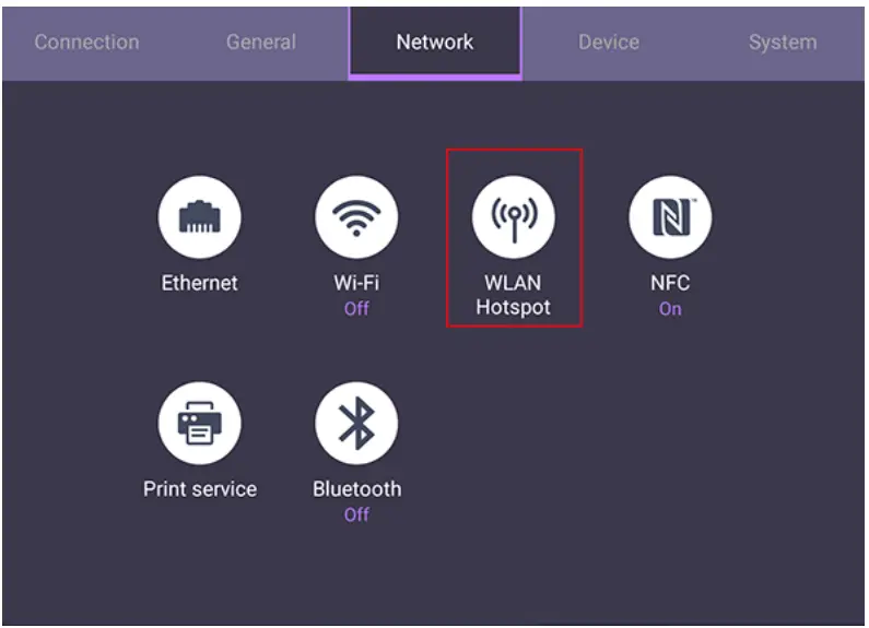 BenQ WD02AT Wireless USB Adapter - Hotspot mode
