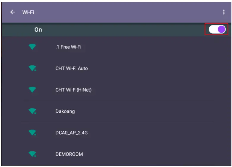 BenQ WD02AT Wireless USB Adapter - screen