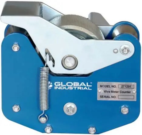 GLOBAL INDUSTRIAL 320794 Heavy Duty Wire Meter Counter 2