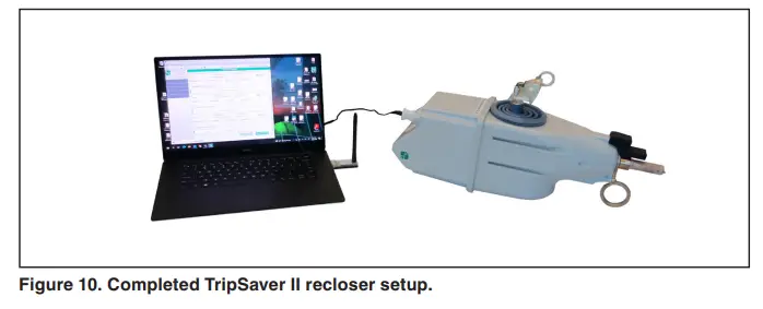 S C TripSaver II Controller Module and USB Transceiver - recloser setuple