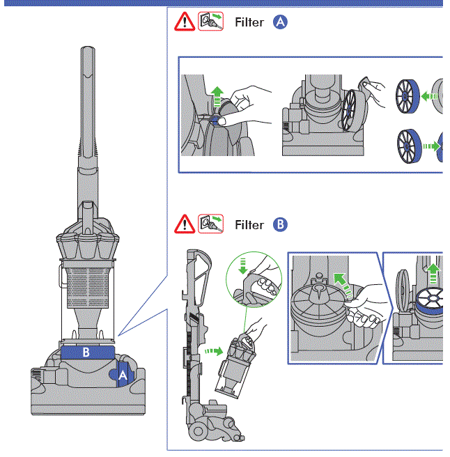 Dyson DC33 Upright Vacuum Cleaner Operating Manual-FIG-12