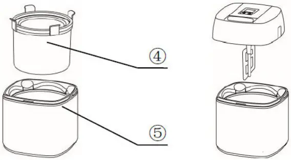 Steba IC 30 Ice Machine - frozen container
