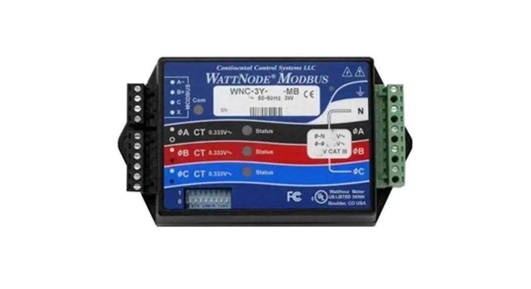 Danfoss Wnd-wr-mb Opt 38k Wattnode Modbus Installation Guide Danfoss Wnd-wr-mb Opt 38k Wattnode Modbus Installation Guide