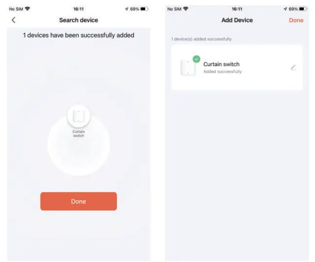 MOES WS-Y-EUTC-WH-EN WiFi Smart Curtain Modern Touch Switch - automation