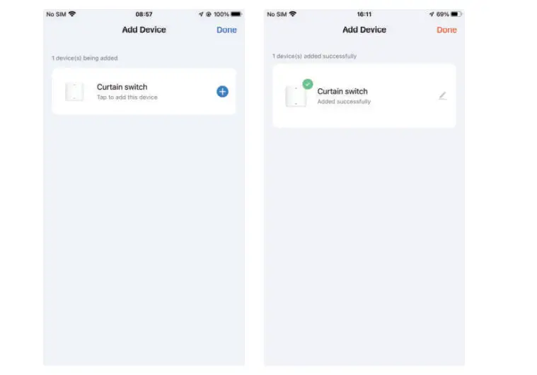 MOES WS-Y-EUTC-WH-EN WiFi Smart Curtain Modern Touch Switch - device 2