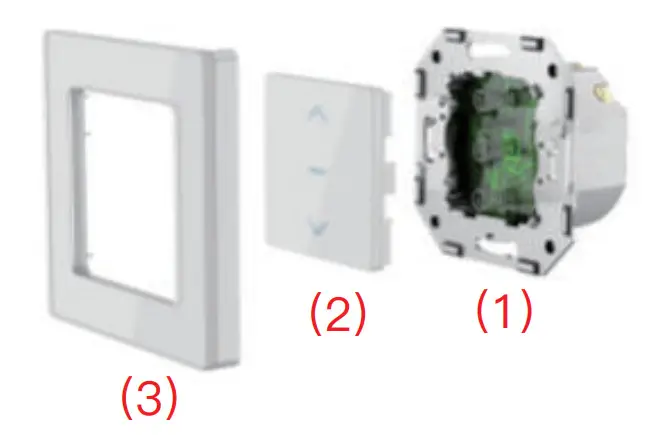 MOES WS-Y-EUTC-WH-EN WiFi Smart Curtain Modern Touch Switch - switch 3