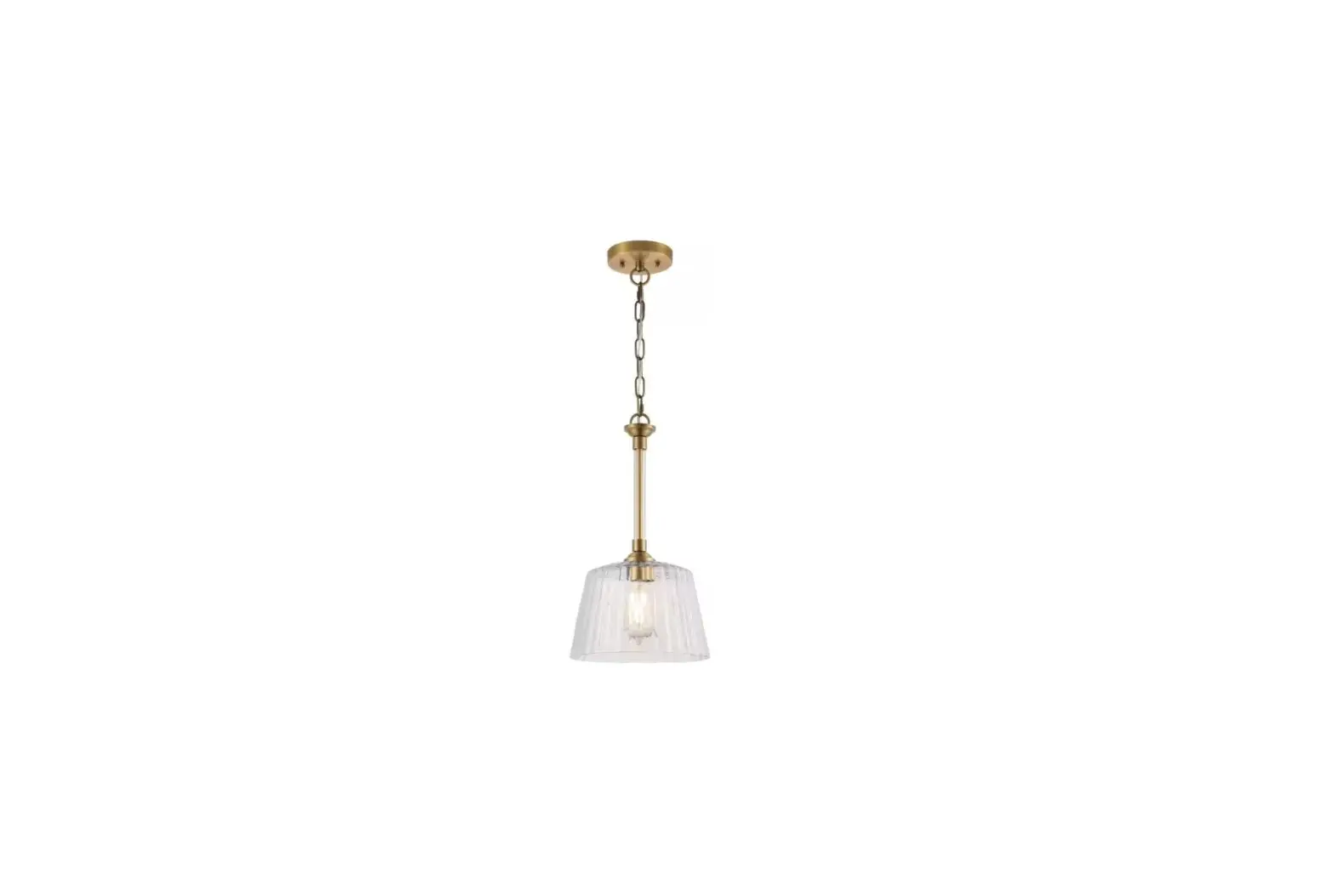 Westinghouse 6130200 Aggie 1-light Brushed Brass Shaded Pendant Owner's Manual
