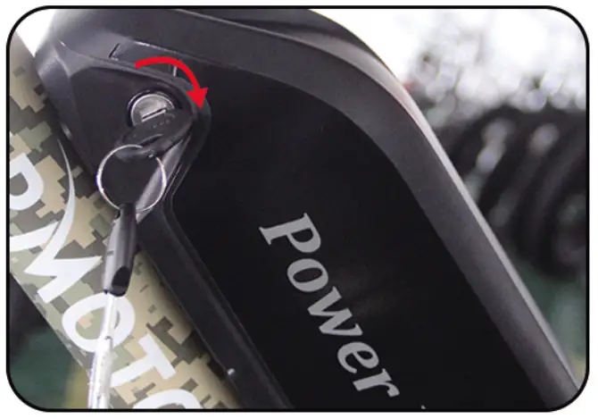 Unbranded EBike 8 26 Inch 750 Watt Fat Tire Electric Bike - Bettery Installation 5