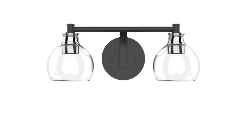 Focuswlc E20067 2-light Vanity Light With Clear Glass Round Shades Instruction Manual Focuswlc E20067 2-light Vanity Light With Clear Glass Round Shades Instruction Manual