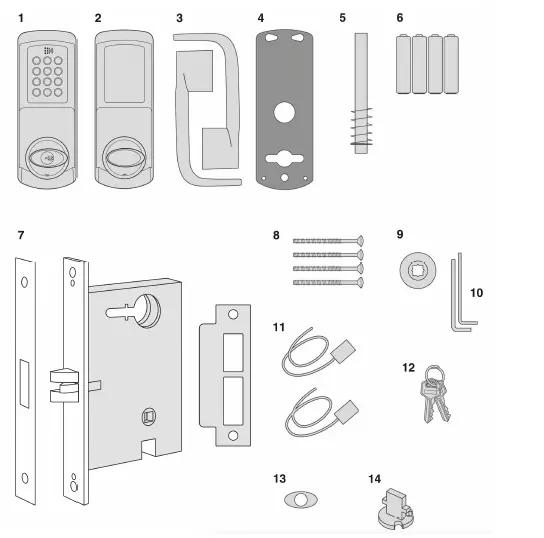CODELOCKS CL5550 Smart Lock fig-1