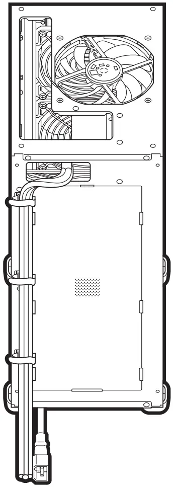 CORSAIR iCUE 2000D RGB Airflow ITX Tower - CABLE ROUTING