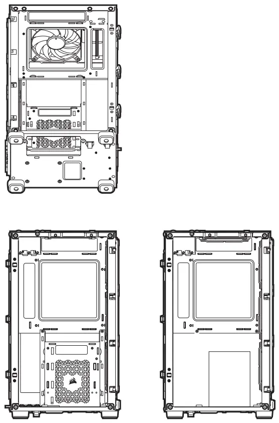 CORSAIR iCUE 2000D RGB Airflow ITX Tower - PSU SHROUD 1
