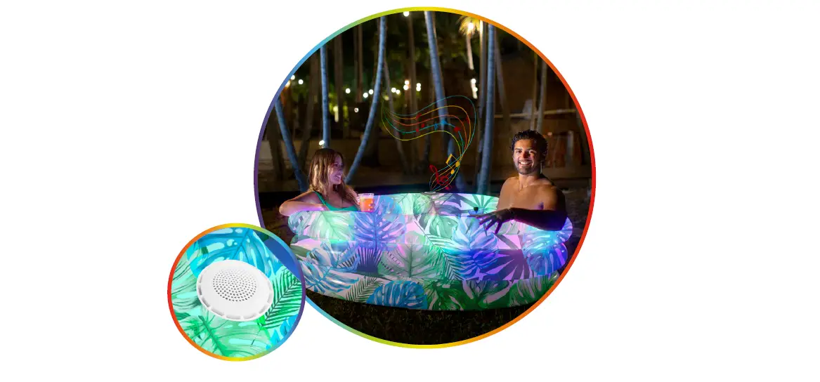 Poolcandy Pc6860tp3 Led Pool With Waterproof Speaker Instruction Manual