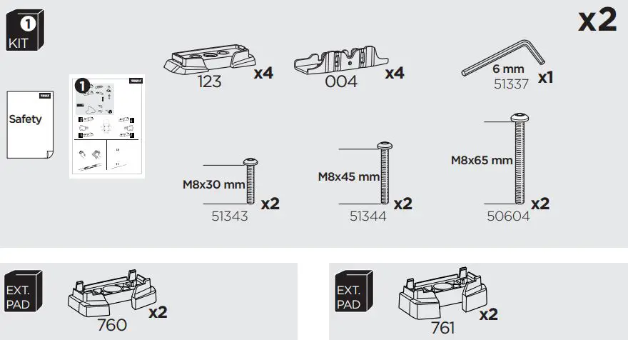 THULE-187034-MERCEDES-Citan-Roof-Rack-Kit-fig-6