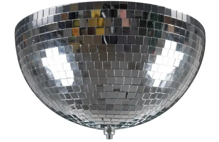 FX LAB G007PA Professional Installation Half Mirror Ball with Rotator