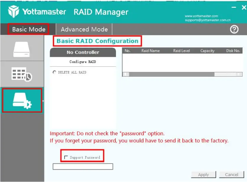Setting Management software
