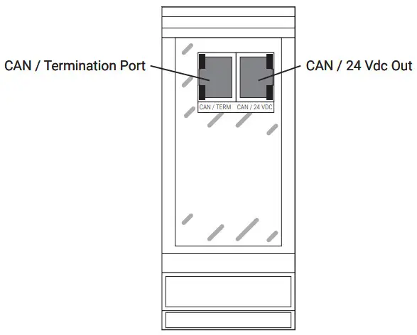 nVent RAYCHEM NGC 40 PTM Power and Termination Module - CAN Networking