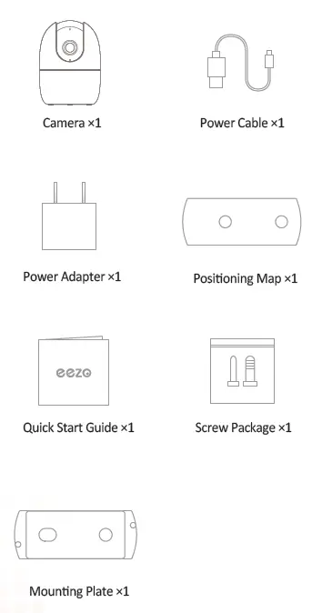 CP PLUS CP21 WiFi Pan and Tilt Camera 1